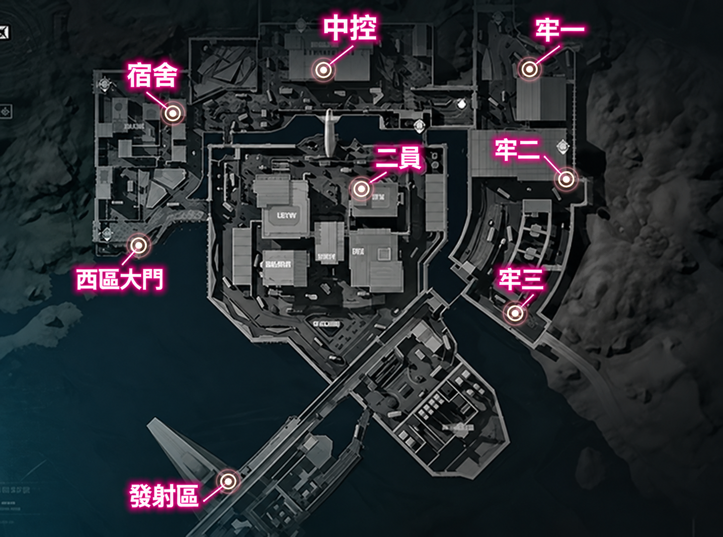 航天基地原始地圖，完整比例顯示
